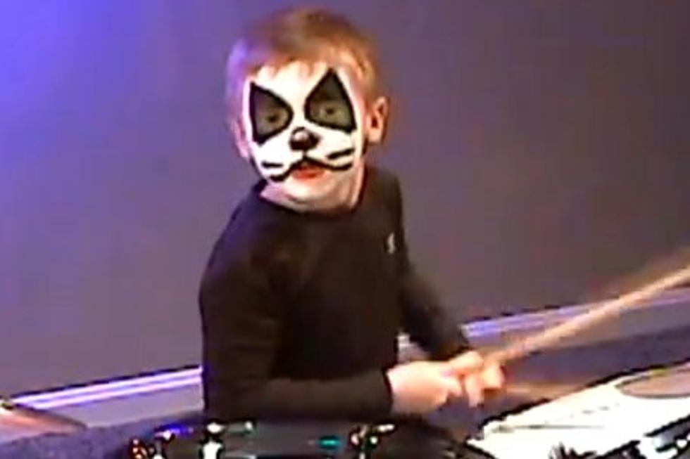 Five-Year-Old Performs Drum Tribute to KISS (VIDEO)