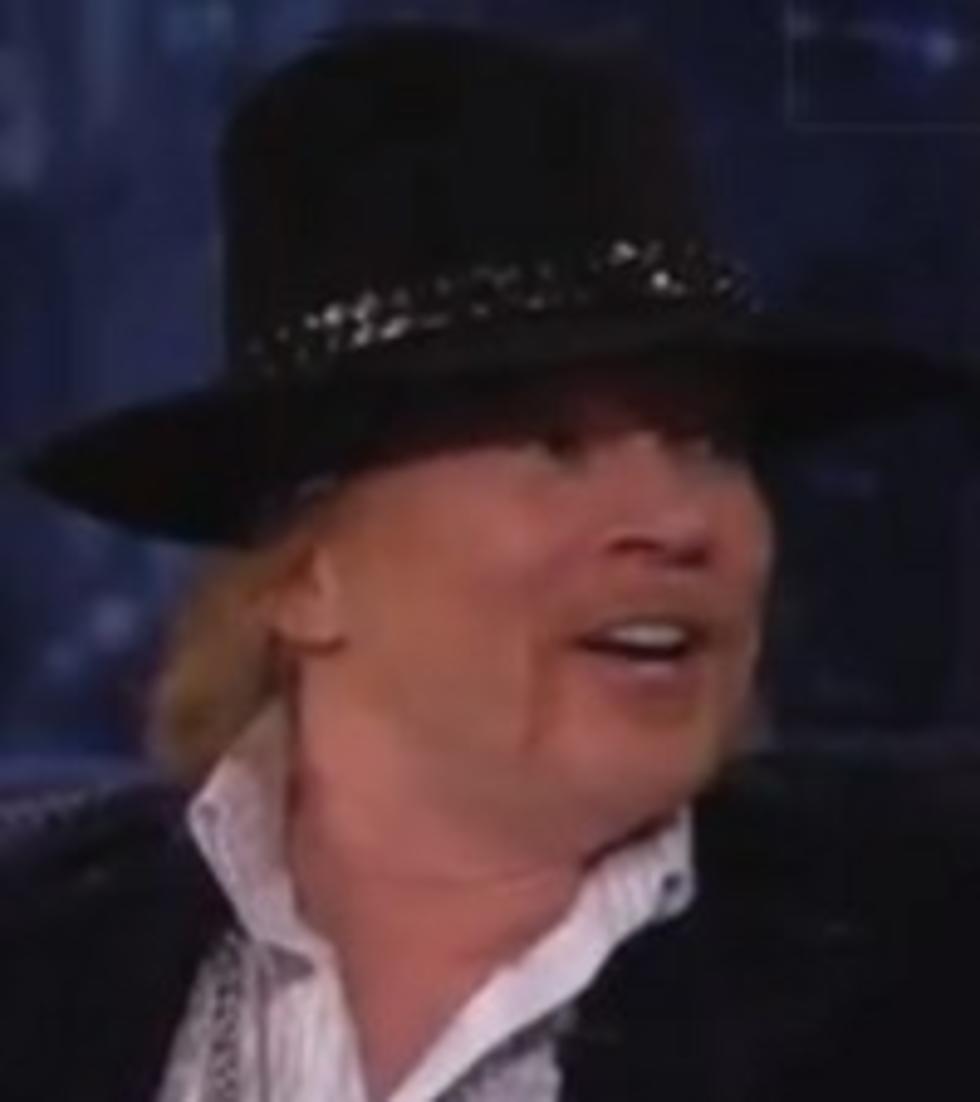 Axl Rose, Jimmy Kimmel: Singer’s First Live TV Interview in 20 Years (VIDEO)