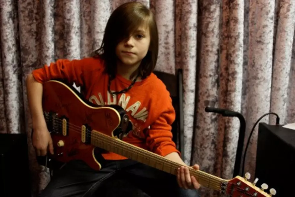 Nine-Year-Old Guitar Shredder Wows Hard Rock Legends (VIDEO)