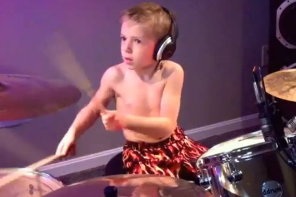 6-Year-Old Drum Prodigy Rocks Van Halen’s ‘Hot for Teacher’ (VIDEO)