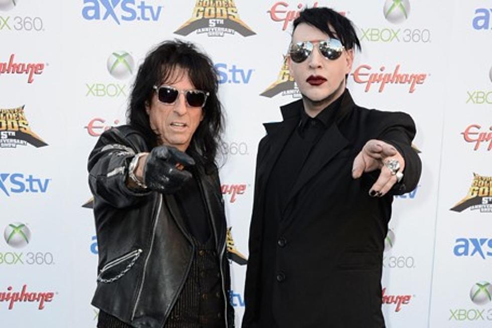 More News From The Pit: Marilyn Manson + Alice Cooper Collaborate, Dave Navarro Paints With Blood