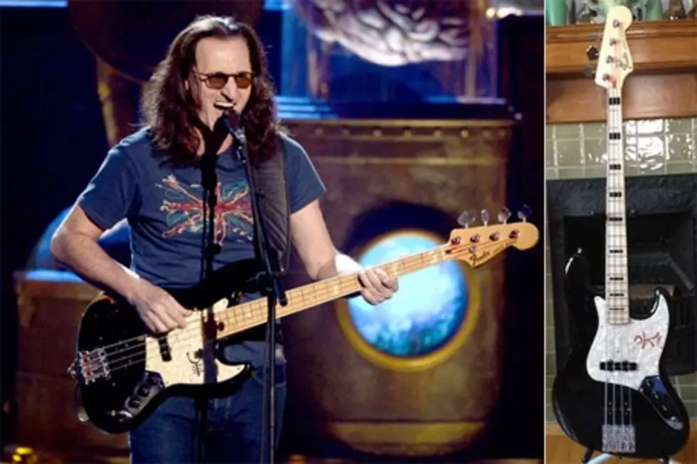 Rush Frontman Geddy Lee’s Autographed Bass to Be Auctioned for Lonny’s Smile Children’s Charity