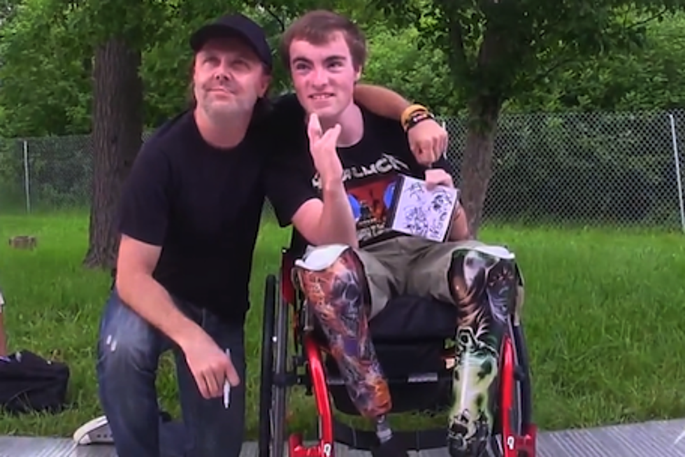 More News From The Pit: Lars Ulrich Meets With Disabled Fan, Top 100 Classic Rock Songs of All-Time