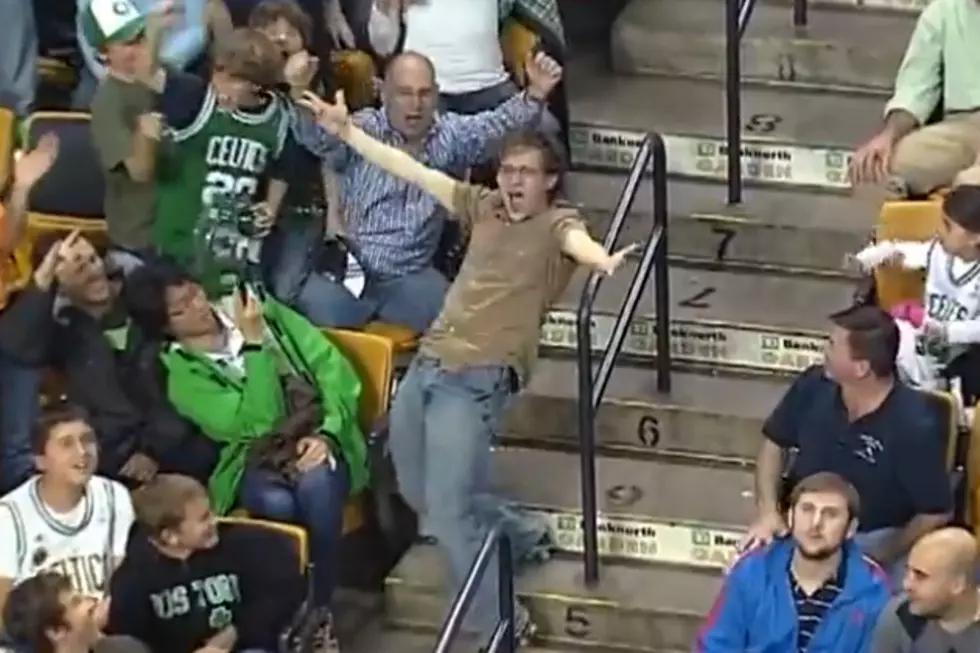Dude Hears Bon Jovi At Basketball Game and Gets Crazy [Watch]