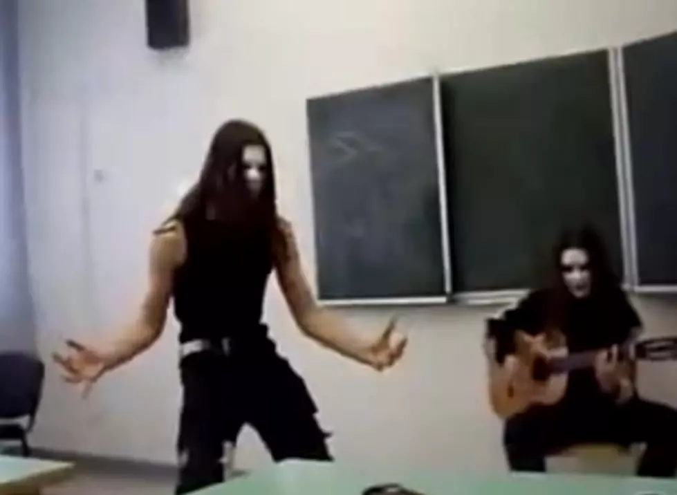 Black Metal Kids Joke Around in School [Watch]