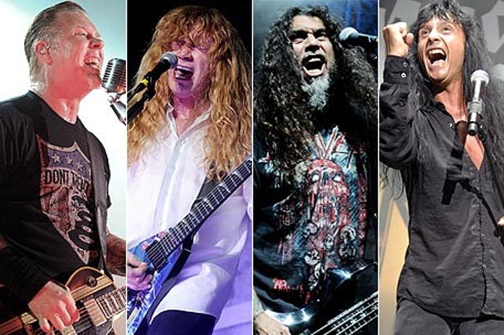 Трэш 4. Металика Слэер Мегадеф. Большая четверка мегадет слеер антракс. Metallica Megadeth Slayer Anthrax. Большая четверка Metallica.